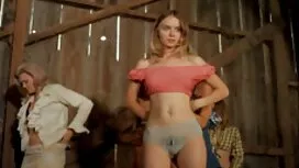 Blonde mengerang di  ...